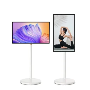 32-inch 16:9 IPS LCD Floor-Standing Vertical Display Smart Multi-Scenario Device Android for Office Presentation Fitness