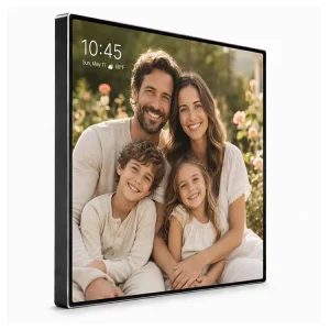33.2 Inch Square LCD 1920×1920 Android WiFi Video Advertising Displays Frame for Photography Atelier Portrait Wall