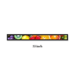 35″ Smart Shelf Edge Bar Lcd Display Supermarket Display Shelf Edge Lcd Display Screen