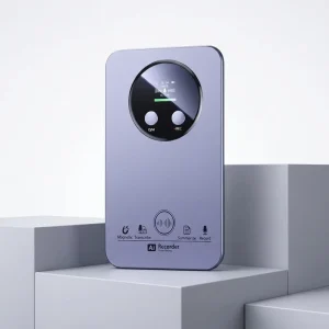 35H AI Voice Recorder Dictation 152 Languages Transcription Magnetic Dictaphone OEM Factory