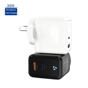 35W GaN AU Plug Charger PD QC3.0 Fast Charging Wall Adapter SAA Certified Full Protocol Portable Phone Charger Earphone Camera