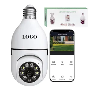 360° Panoramic View Smart WiFi Security Cameras Wireless Multifunctional Light Bulb Camera Rotation Portable CCTV Camera