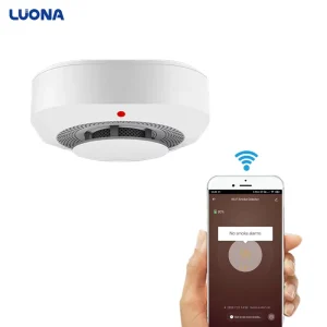 360 Smart Smoke Fire Alarm Detector 95dB Loud Sound with Tuya App & Alexa Google Home Support