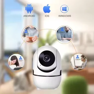 360° Smart Tracking Wireless 1080P Home Security Camera | Indoor WiF Cam