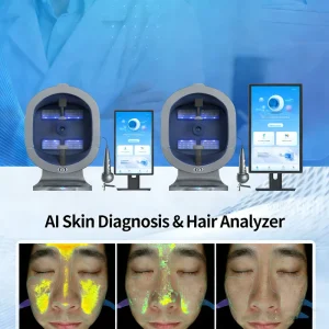 36MP 2 in 1 Facial Scalp Health Management Machine X5pro Pro AI Skin Analyzer for Salon Clinic