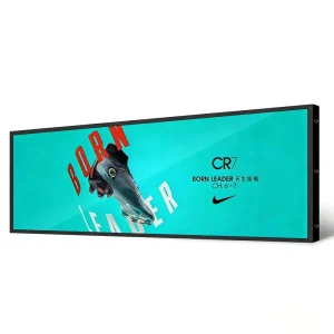 37 Inch Stretched Bar LCD Display Advertising Lcd Screen DV370FBM-N10 Digital Signage And Display 1920 * 540 With 700 Cd/m²