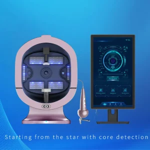 3D AI Intelligent Skin Analysis System iPad Connected Advanced Facial Wrinkles & Moisture Observation for Commercial Face & Body