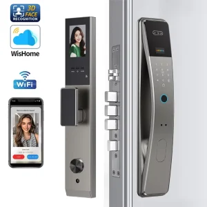 3D Face Electric Password Latest Smart Locks Digital Smart Camera Fingerprint Card Unlock Cerradura Inteligente Door Lock
