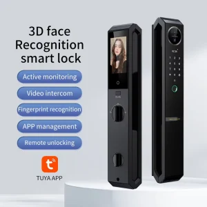 3D Face Recognition Palm Print Lock Alexa Voice Control Home Security