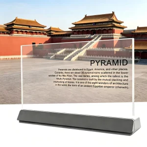 3D Hologram Display LED Digital Signage 55 Inch Full HD Transparent OLED Screen SDK for Retail Store Subway Shopping Mall OEM
