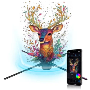 3D Hologram Sync 52cm Holographic Fans Indoor Advertising LED Fan Stand Player High Brightness 2200nit Display Ads OEM 176