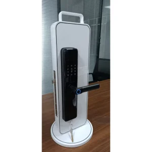 3D Smart Door Lock With Fingerprint Passcode Key Unlock Tuya App Lock