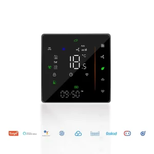 3H2C Smart WiFi Digital Thermostat HVAC Fan Coil ABS Material Modern Design Hotel Room Air Conditioning Floor Heating Systems