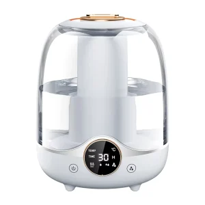 3L Large Capacity H2O Smart Humidifiers Double Hole Mode Air Humidifiers for Home Bedroom Car & Outdoor Use