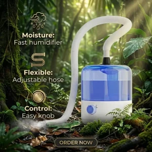 3L Ultrasonic Imitate Rain Forest Mist air Humidifier Manufacturer Cool Mist Make Reptile Atomizer with Tube
