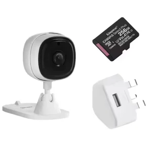 3MP 1080P Mini Smart Home Security Camera Two Way Audio Motion Detection Memory Card Storage CMOS for Baby Monitoring