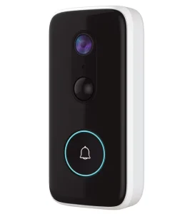 3MP 2K HD Wireless Video Doorbell with PIR Motion Detection Night Vision Smart Home Security Cloud Storage Battery USB Powered