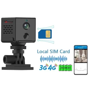3MP 4g SIM Card Mini Cameras Motion Detection Alarm Push Indoor Home Small Baby Monitor Camera