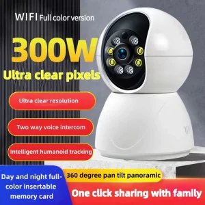 3MP 5G WiFi Camera Remote Alarm Detection & Real Time Two Way Audio