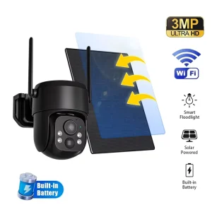3MP Solar Camera UBOX Camera Camares De Seguridad Camera De Segurana Wifi Cctv Outdoor Camera Home Security