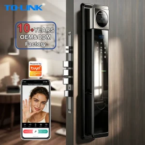 3d Face Recognition Biometric Tuya Waterproof Automatic Smartlock Wifi Digital Tuya Smar Door Lock with Camera and Fingerprint