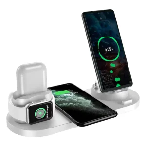 4-in-1 Wireless Charger for Electronic Devices, Multifunctional High-Quality Watch Charging Station, Fast Wireless Charger