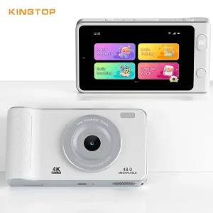 4 Inch AI Digital Kids Smart Camera CMOS Educational Device Support WiFi & 4G Network with Games & Pic Story