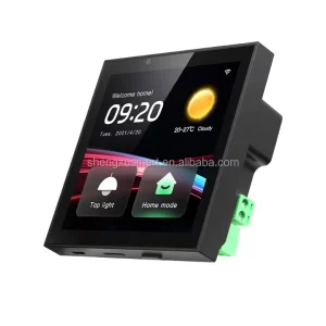 4 Inch Android Smart Home Wall Automation System IPS Display Tuya Zigbee Built In Alexa Connectable Speakers Smart Home Systems