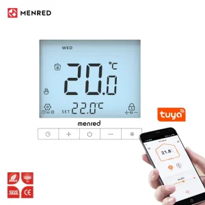 4 Inch LCD Smart Thermostat WiFi Programmable Room Temperature Controller Home Thermostat TUYA APP for Underfloor Heating