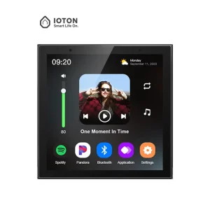 4 Inch Smart Home Control Panel Touch Screen Multi Scene Light Switch Wall Music Amplifier Voice Intercom for Home Automation