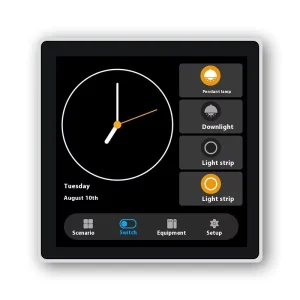 4-Inch Smart OLED Display Touch Screen 1/2/3/4-Way Switch Full Screen Smart Relay Load Android OS Smart Home Kits Systems