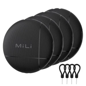 4 Pack MiLi LiTag Duo Global Smart GPS Tracker GPS Navigation IP65 Locator Air Tag IOS Android Item Finder for Pet Dog Bag Lost