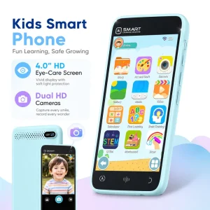 4.0 Inch IPS Screen Plastic Children’s Educational Camera with 500W Camera & 130 Wide Angle Smart Device for STEAM Learning