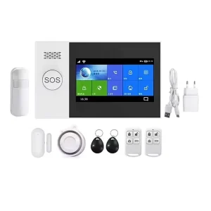 4.3 Inch Touch Screen GSM Wireless WiFi Tuya Smart Home Burglar Alarm Security System