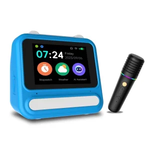 4.59″ IPS Touch Screen Smart Speaker AI Assistant 2500mAh Portable Wireless Bluetooth WiFi Music Player Smart Speaker