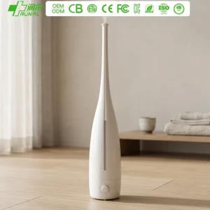 4.5L Floor Standing Plastic H710H Electric Cool Mist Ultrasonic Humidifier Negative Ion <36dB Quiet Operation CE/KC/ROHS