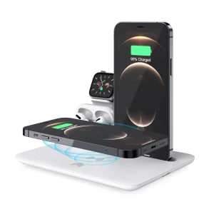 4-in-1 Wireless Charger for Phone, Watch, and Earphones