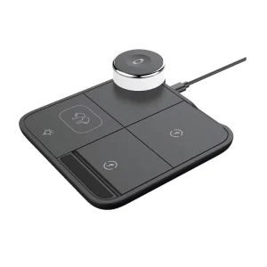 4-in-1 Foldable Wireless Charging Station for Earphones, Phone, and Watch, 15W Smart Fast-Charging Business Promotional Gift Set