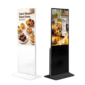 43 50 55 Inches Floor Standing Digital Advertising Screen Totem Indoor Vertical Advertising Machine