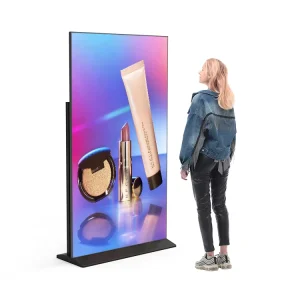43″55″65″75″Floor Standing 4K Full Advertising Display Screen Indoor Vertical Touch Totem WIFI CMS Software LCD Digital Signage