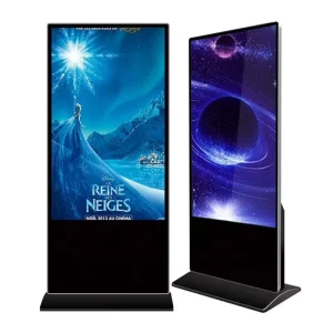 43 55 65 Inch Digital Display Board Signage Adevetising Kiosk Lcd Touch Screen Indoor Smart Wifi Floor Stand Advertising Player