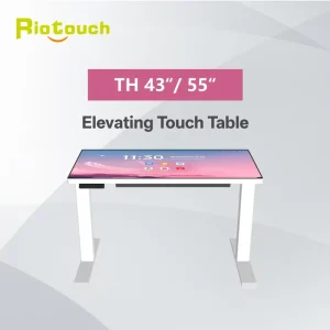 43″ Electric Lifting Multi-Touch Smart Table LCD Display for Education & Commercial Advertising