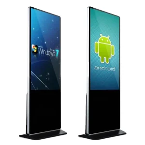 43 Inch Floor Standing Digital Signage Android Smart Screen Restaurant Menu Board Mall Kiosk WiFi Networked Display