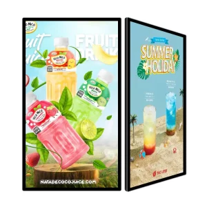 43-Inch Smart Interactive LCD Non-Touch Screen LED Display 160000 Dots/m2 Pixel Density Wall-Mounted Digital Signage