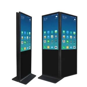 43-Inch Windows Android Ultra-Thin Indoor Digital Poster Touch Screen Kiosk Totem Display OEM Advertising Player For Shopping