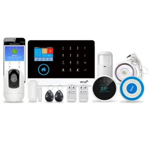 433 868Mhz 4G WIFI Smart Home Burglar Security System Integrated with HD 1080P Camera
