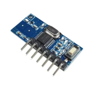 433 Mhz RF Relay Receiver Module Wireless 4 CH Output With Learning Button and 433Mhz RF Remote Controls Transmitter DIY RX480E