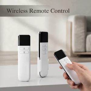 433 Multi Frequency Wireless Remote Control for Ceiling Fan Light Air Cooler Curtain Slide Gate Smart Home Products and Devices