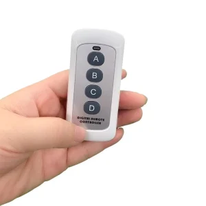 433MHz 4CH Wireless Remote Control Transmitter 4 Buttons Learning Code Remote Control for Smart Home