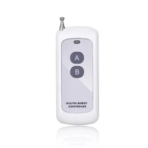 433MHz RF Remote Control for Garage Door 2 Button 1527 Learning Code Long Range for Smart Home Garage Door Opener